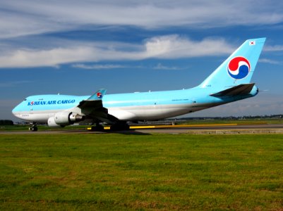 HL7400 Boeing 747-4B5F Korean Air Lines taxiing at Schiphol (AMS - EHAM), The Netherlands, 18may2014, pic-8