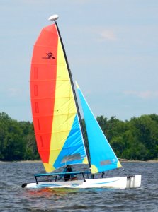 Hobie Getaway catamaran sailboat 1997