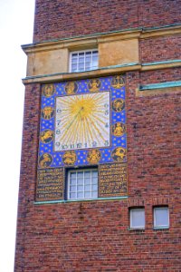 Hochzeitsturm sundial - Mathildenhöhe - Darmstadt, Germany - DSC01449