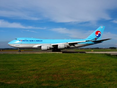 HL7400 Boeing 747-4B5F Korean Air Lines taxiing at Schiphol (AMS - EHAM), The Netherlands, 18may2014, pic-6