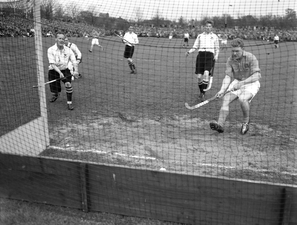 Hockey Nederland tegen Engeland, Amstelveen, Bestanddeelnr 907-1229