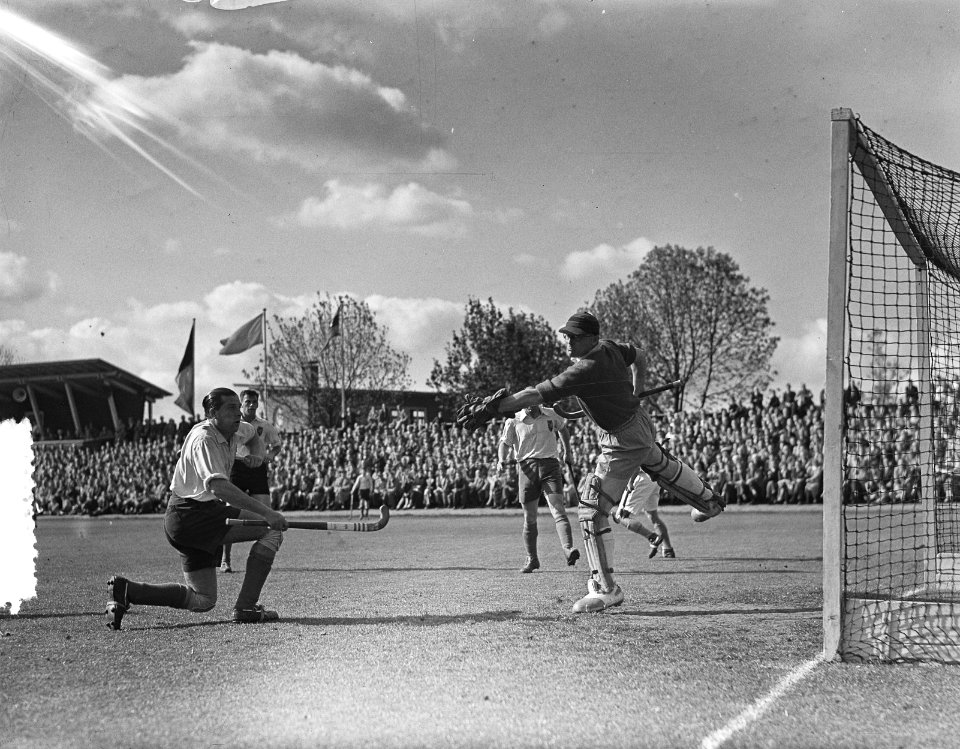 Hockey. Nederland tegen Belgie 4-1, Bestanddeelnr 905-7123