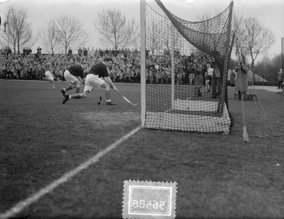 Hockey. Nederland tegen Schotland. Doelpunt, Bestanddeelnr 905-6588