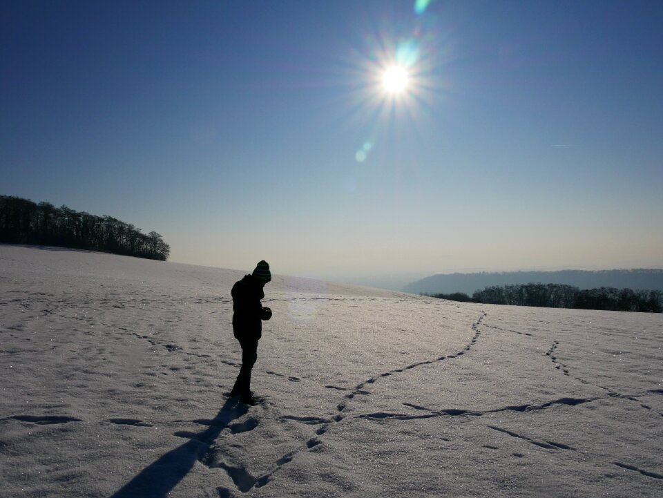 Cold snowy lonely