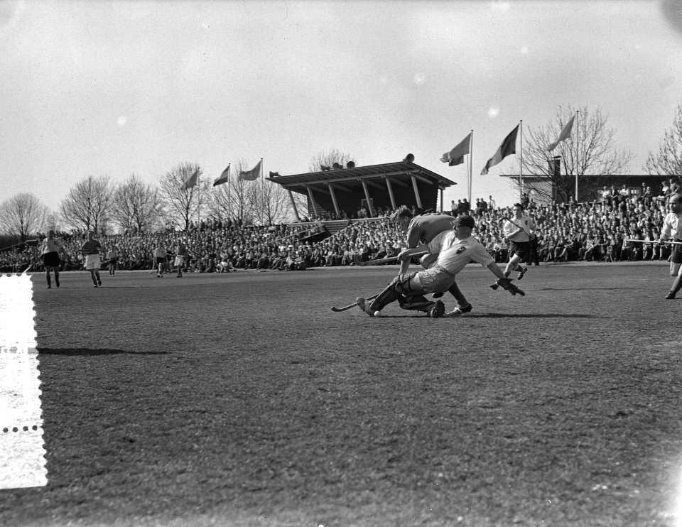 Hockey Nederland tegen Belgie, Amstelveen, Bestanddeelnr 906-4548