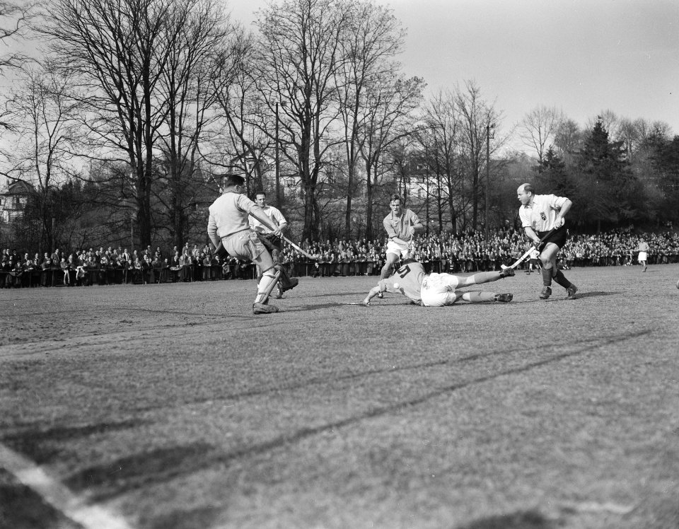 Hockey België tegen Nederland te Brussel Spelmomenten, Bestanddeelnr 907-6472