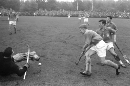 Hockey Nederland tegen Frankrijk, speelmomenten, Bestanddeelnr 914-4754