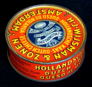 HJ Wijsman & Zonen Hollandsche Kaas blik foto 2