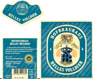 Hofbräuhaus - Helles Vollbier