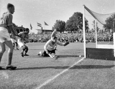 Hockey Nederland tegen India 1-0 Amstelveen, spelmoment, Bestanddeelnr 907-3223