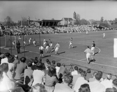 Hockey Nederland tegen Frankrijk 6-1, overzichtje, Bestanddeelnr 903-9571