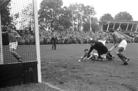 Hockey Nederland tegen Frankrijk, speelmomenten, Bestanddeelnr 914-4753