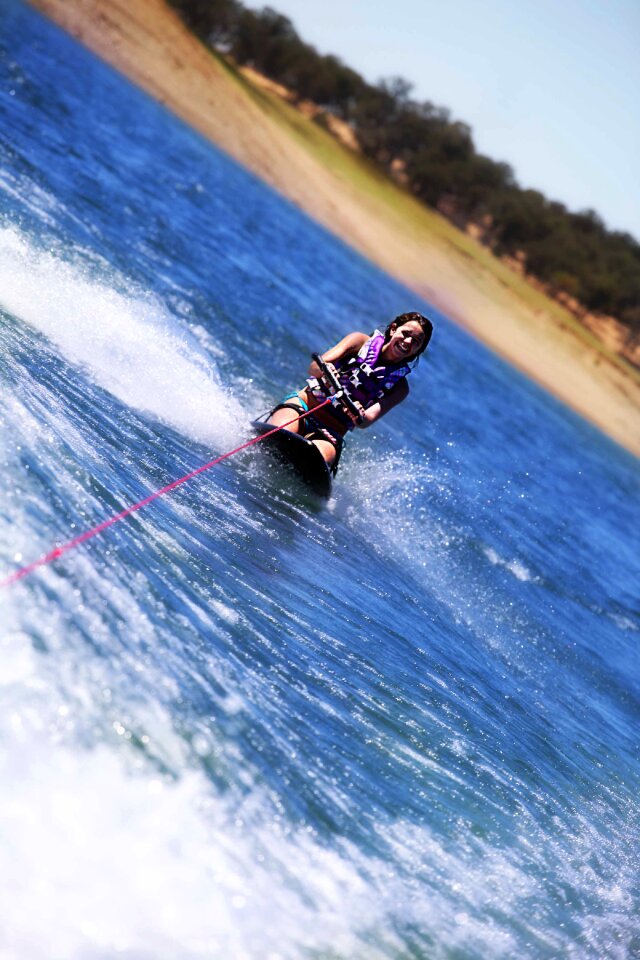 Teen knee board travel