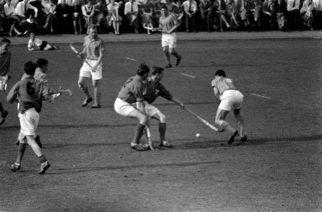 Hockey Nederland tegen Groot Britannie in het Wagenerstadion te Amstelveen, Bestanddeelnr 911-2307 photo