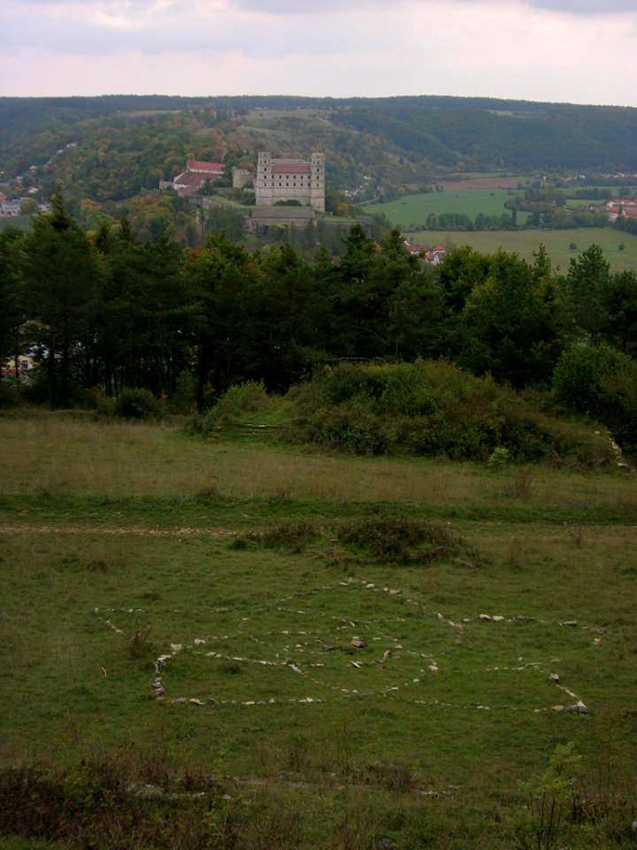 Hohes Kreuz Eichstätt -Blick auf Willibaldsburg