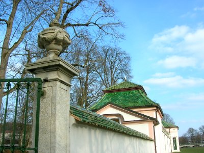 Hofgarten Eichstätt -Südtor und Pavillon West