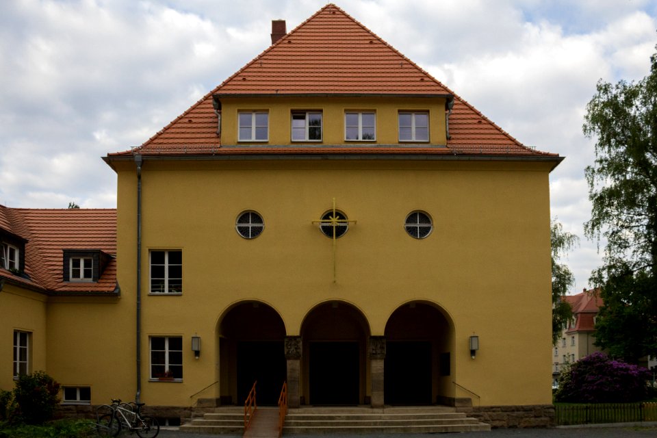 Hoffnungskirche, Dresden-Löbtau Eingang