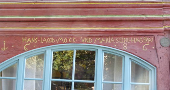 Hofheim, Langgasse 12, Inschrift