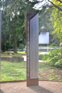 Hofheim, Waldfriedhof, Gefallenendenkmal, Säule 5