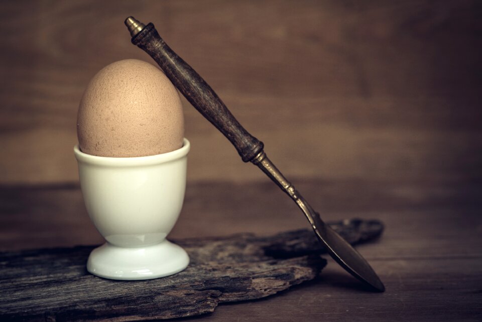 Brown egg boiled egg egg cups