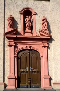 Hofheim, Kirche, Eingangstür