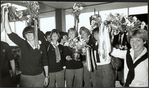 Hockey, dames, wereldkampioenen, Matheusses Maria, Bestanddeelnr 135-0665