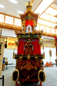 Hoju-tai, Hachiman shrine - Takayama Festival Float Exhibition Hall - Takayama, Gifu, Japan - DSC06533