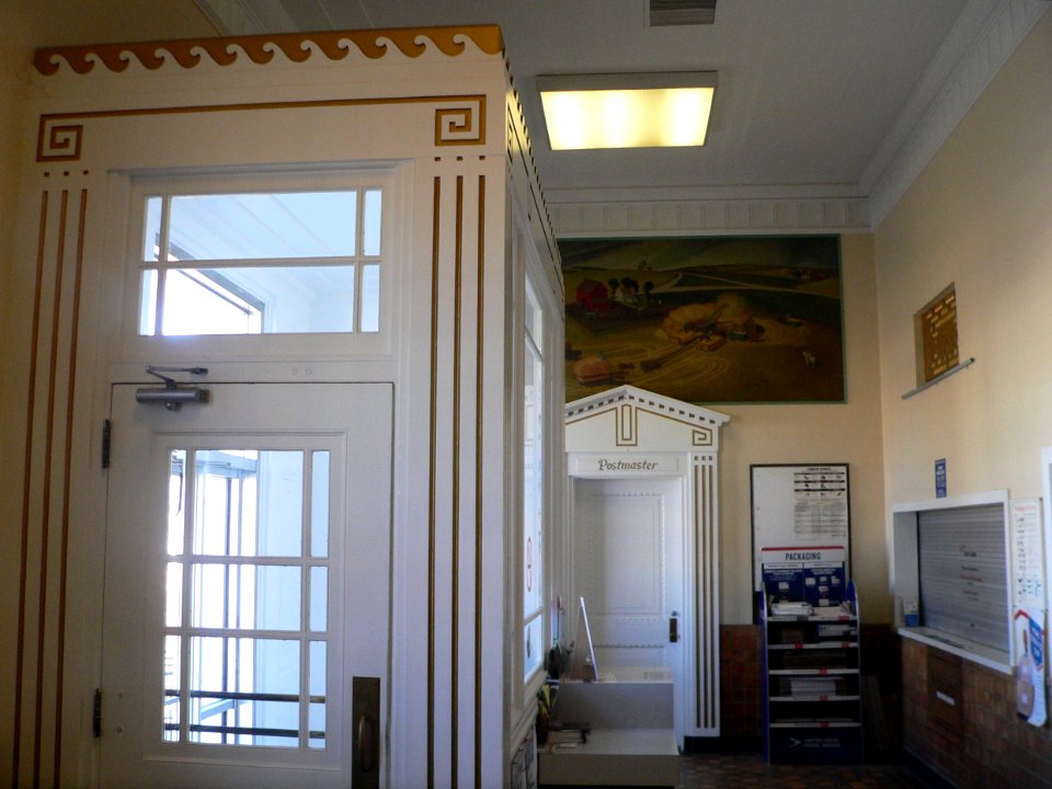 Hoisington, Kansas post office interior face E 2
