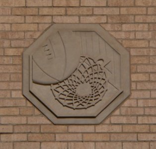 Hoisington, Kansas HS, gym ornament 2