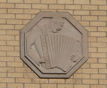 Hoisington, Kansas HS, auditorium ornament 1