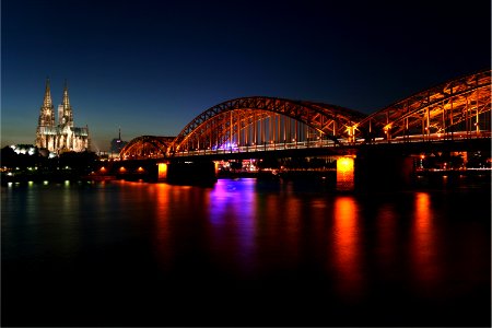 Hohenzollernbrücke in Köln