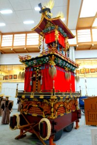Hoju-tai, Hachiman shrine - Takayama Festival Float Exhibition Hall - Takayama, Gifu, Japan - DSC06531