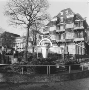 Hotel Wittebrug in Den Haag gesloten, exterieur, Bestanddeelnr 926-0337