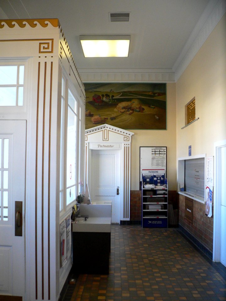 Hoisington, Kansas post office interior face E 1