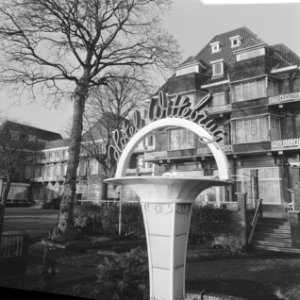 Hotel Wittebrug in Den Haag gesloten, exterieur, Bestanddeelnr 926-0341