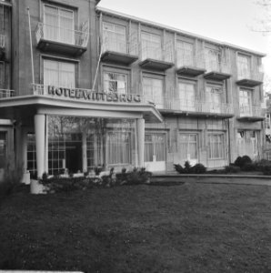 Hotel Wittebrug in Den Haag gesloten, exterieur, Bestanddeelnr 926-0340