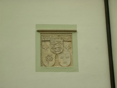 Hofmühl Eichstätt -Ostflügel Langtrakt Wappenstein 1515