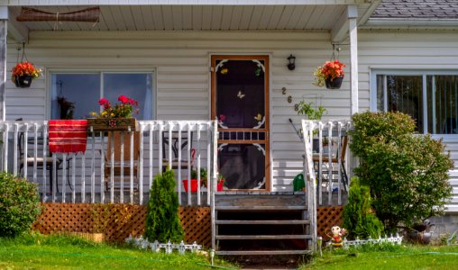 House in Beauport, Quebec City, Canada raw