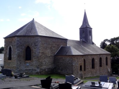 Houldizy (Ardennes) église, chevet