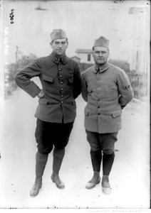 Hourlier et Comès en 1915