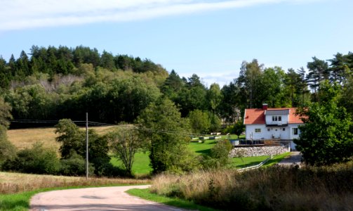House and landscape in north Sämstad