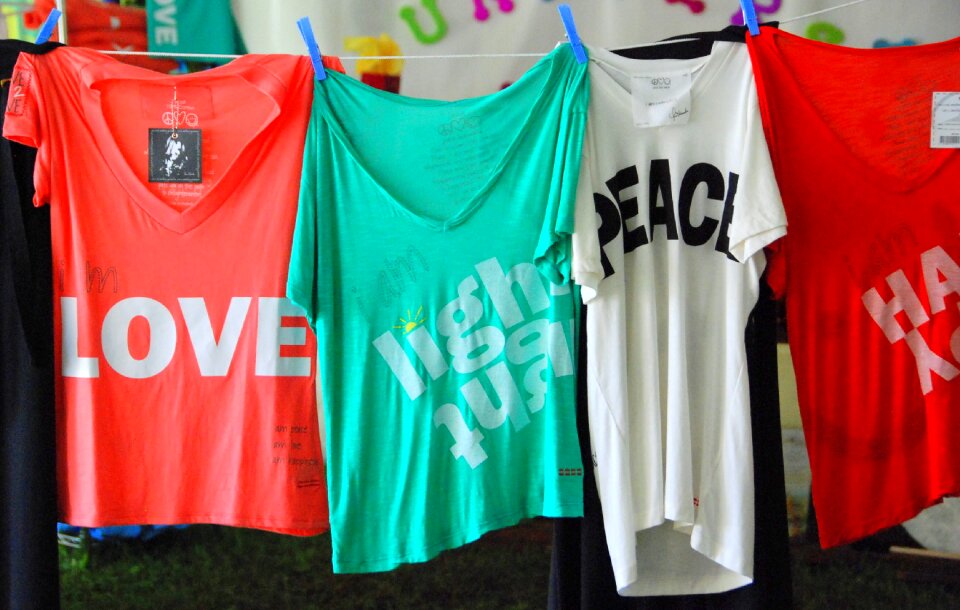 Peace clothes clothing