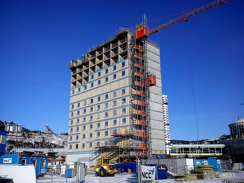 Hotell construction Ornskoldsvik 120402