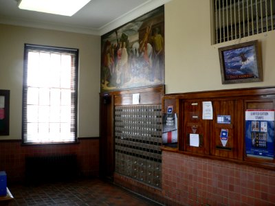 Horton, KS post office interior SW corner 1
