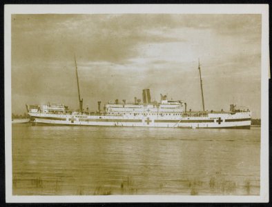 Hospital ship in Shat-el-Arab., Bestanddeelnr 158-1557