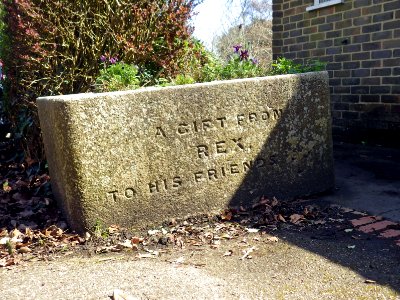 Horse trough, Manor Gardens, Old Town, Bexhill