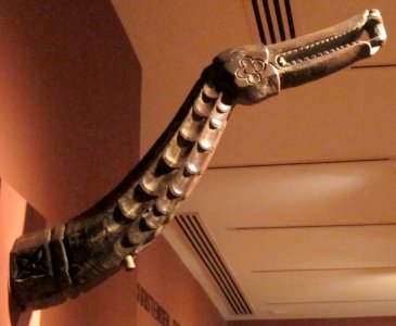 House gable decoration in the form of a naga (snake), South Sumatra, Lampung