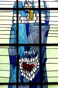 Würzburg church window glass window