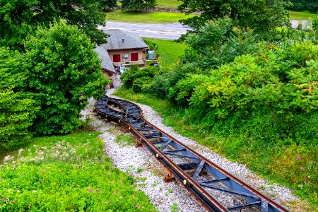 Horseshoe curve funicular another view
