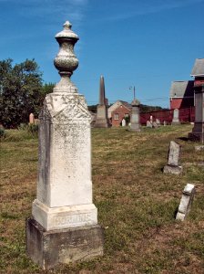 Horning Monument, North Zion Lutheran Church, Baldwin, 2015-09-15, 01
